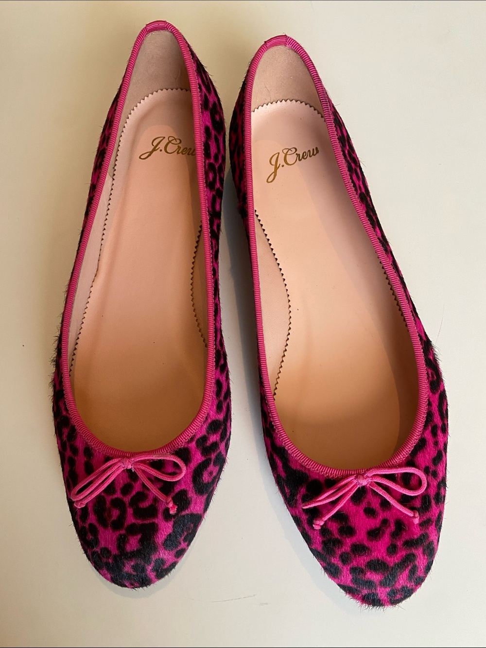 NIB J Crew Kiki Ballet Flats in Spotted Peony Size 9